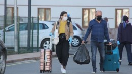 Karantina süresi dolan öğrenciler Sivas’tan ayrılıyor