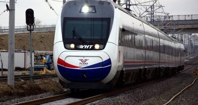 Yüksek hızlı tren test için Sivas’ta