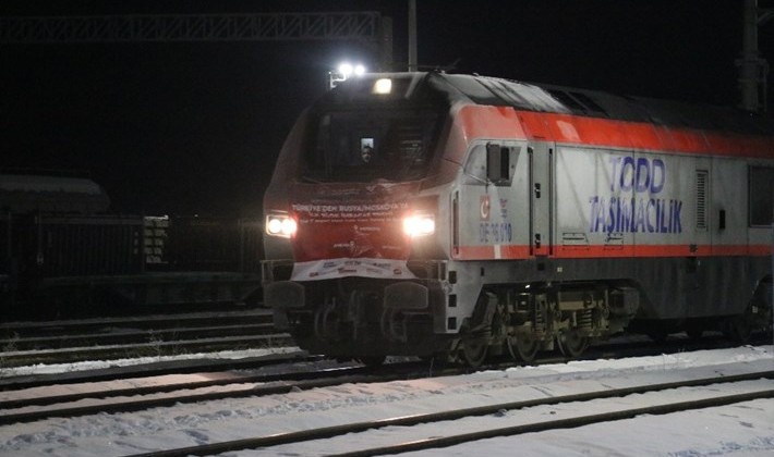 Çin ve Rusya’ya giden ihracat treni Sivas’ta