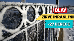 Türkiye’nin en soğuk ili -27 derece ile Sivas