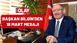 Başkan Bilgin: “Türk Milleti vatanı için canını vermeye hazırdır”