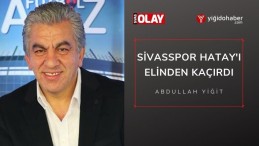 Sivasspor Hatay’ı Elinden Kaçırdı