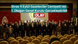 Sivas 4 Eylül Gazeteciler Cemiyeti’nin 1. Olağan Genel Kurulu Gerçekleştirildi