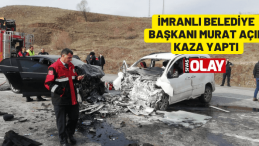 İmranlı Belediye Başkanı Murat Açıl kaza yaptı