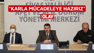 “Karla mücadeleye hazırız”