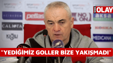 Rıza Çalımbay: Yediğimiz goller bize yakışmadı