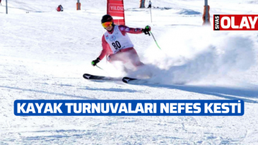 Kayak turnuvaları nefes kesti