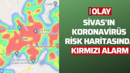 Sivas’ın koronavirüs risk haritasında kırmızı alarm!