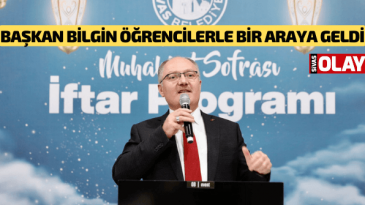 Başkan Bilgin öğrencilerle bir araya geldi