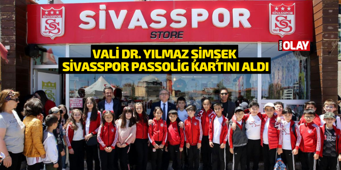 Vali Şimşek, Sivasspor Passolig kartını aldı