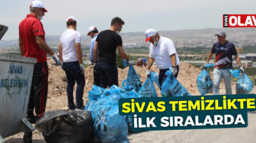 Sivas temizlikte ilk sıralarda!