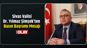 Vali Dr. Yılmaz Şimşek’ten Basın Bayramı Mesajı