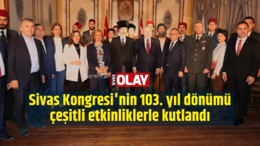 Sivas Kongresi’nin 103. yıl dönümü çeşitli etkinliklerle kutlandı