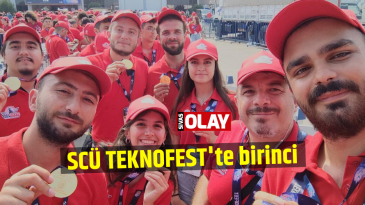 SCÜ TEKNOFEST’te birinci