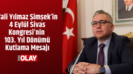 Sivas Valisi Dr. Yılmaz Şimşek’in 4 Eylül Mesajı