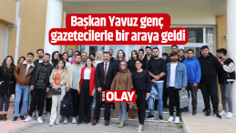 Başkan Yavuz genç gazetecilerle bir araya geldi