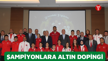 ŞAMPİYONLARA ALTIN DOPİNGİ