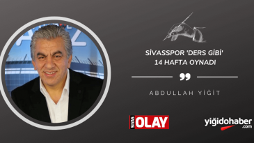 Sivasspor ‘Ders Gibi’ 14 Hafta Oynadı