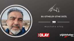 Bu gitmeler gitme değil!