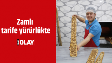 Zamlı tarife yürürlükte