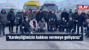 “Kardeşliğimizin hakkını vermeye geliyoruz”