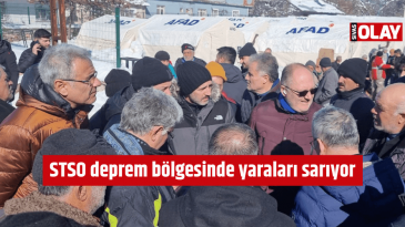 STSO deprem bölgesinde yaraları sarıyor