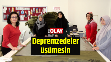 Depremzedeler üşümesin