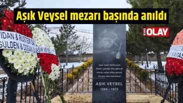 Aşık Veysel mezarı başında anıldı