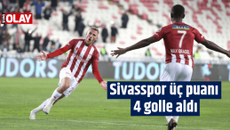 Sivasspor üç puanı 4 golle aldı