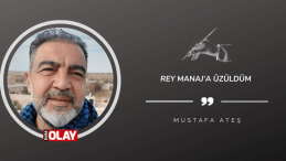 Rey Manaj’a üzüldüm