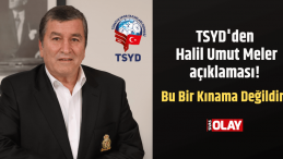 TSYD’den Halil Umut Meler açıklaması!