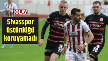 Sivasspor üstünlüğü koruyamadı