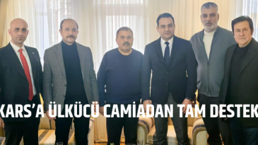 REHA KARS’A ÜLKÜCÜ CAMİADAN TAM DESTEK