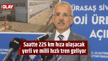 Bakan Uraloğlu: Saatte 225 km hıza ulaşacak yerli ve milli hızlı tren geliyor