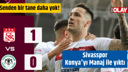 Sivasspor, Konya’yı Manaj ile yıktı!