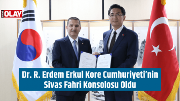 Dr. R. Erdem Erkul, Kore Cumhuriyeti’nin Sivas Fahri Konsolosu Oldu