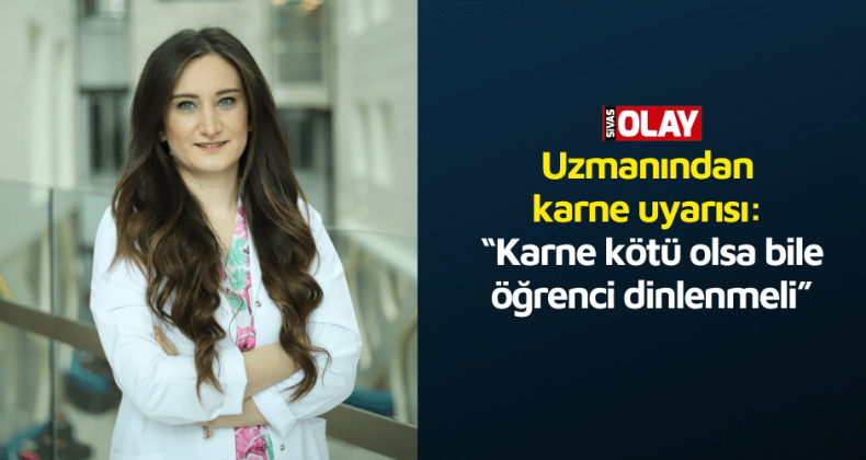 Uzmanından karne uyarısı