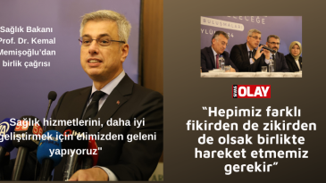 “Birlik halinde üretmemiz ve çalışmamız lazım.”