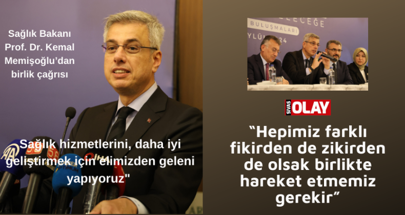 “Birlik halinde üretmemiz ve çalışmamız lazım.”