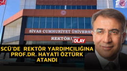 Prof.Dr. Hayati Öztürk,rektör yardımcısı oldu