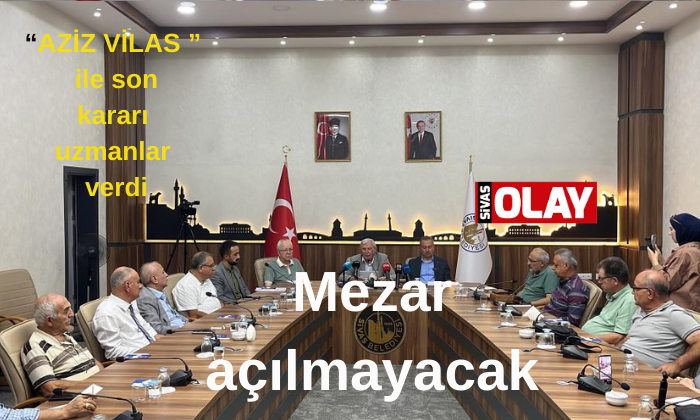 Aziz Vilas Çalıştayı yapıldı.bildirge yayınlandı