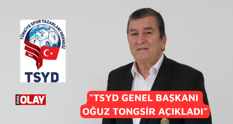 Türkiye Spor Yazarları Derneği (TSYD) Genel Başkanı Oguz Tongsir görevden uzaklaştırılması kararıyla ilgili açıklama yaptı.