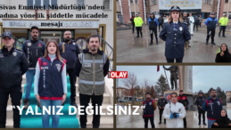 “Kadına şiddete karşı hep birlikteyiz”