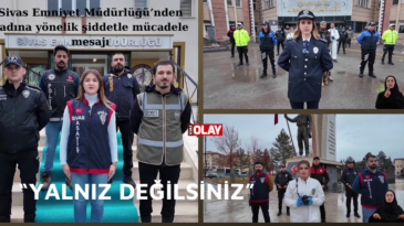 “Kadına şiddete karşı hep birlikteyiz”