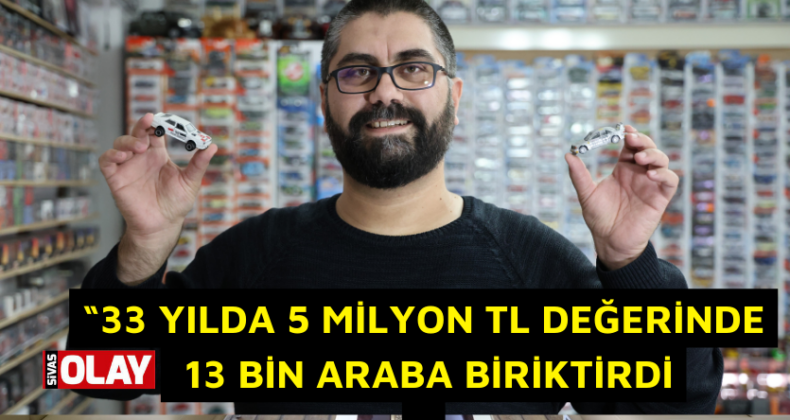 Sigara yerine minyatür araba aldı,