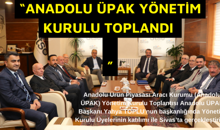 ÜPAK Toplandı