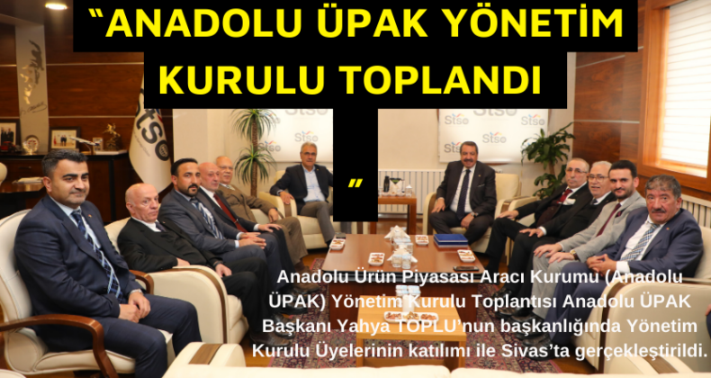 ÜPAK Toplandı