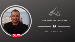 Seyir zevki yok 3 puan var