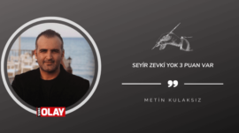 Seyir zevki yok 3 puan var