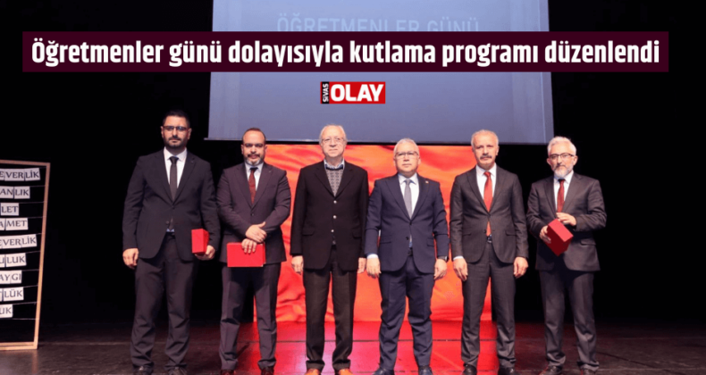 Öğretmenler günü dolayısıyla kutlama programı düzenlendi